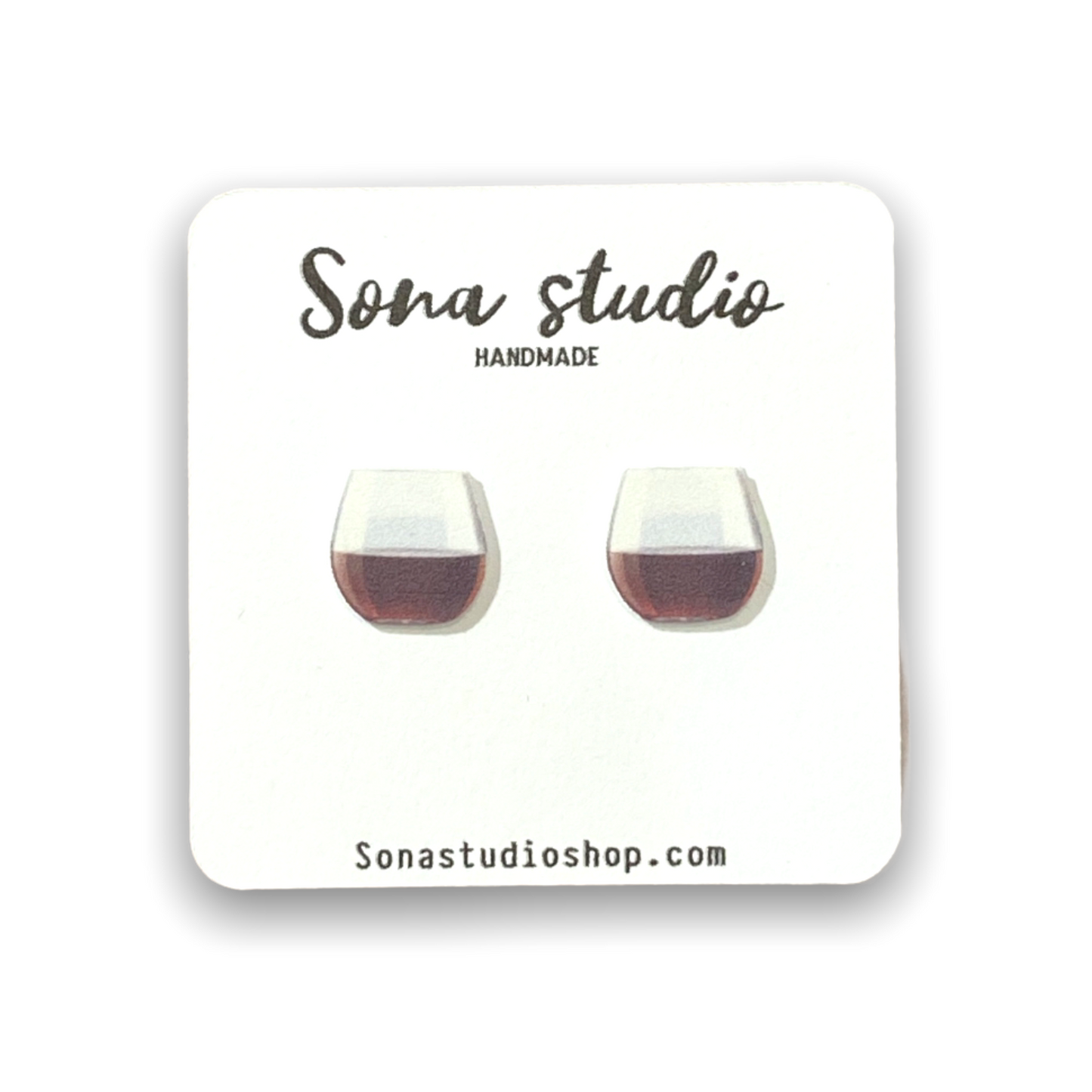 Red Wine Earrings
