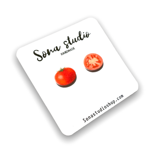 Tomato Earrings