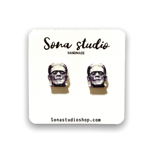 Frankenstein Monster Earrings