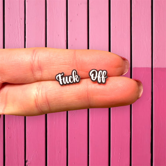 Fuck Off Earrings